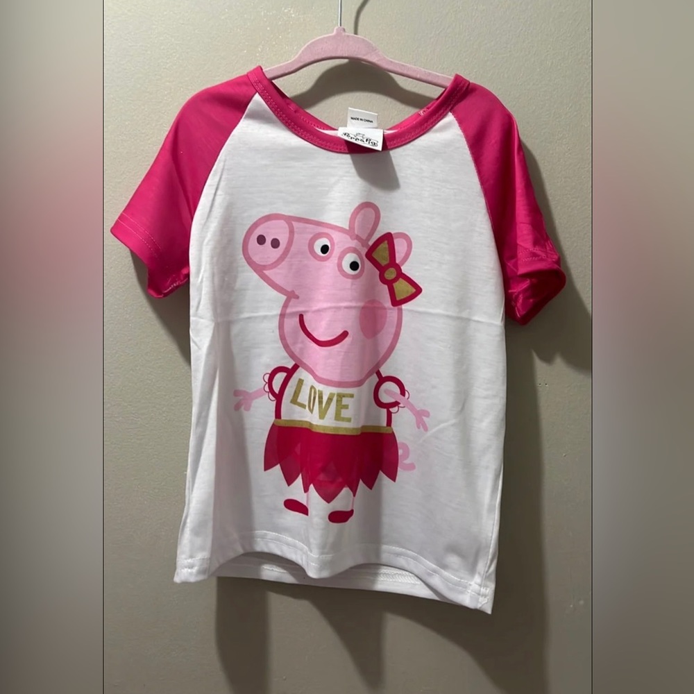 NWT Peppa Pig Toddler Boy/Girl Short Sleeve T-shirt